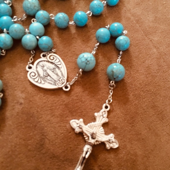 COPY - CHRISTMAS SPECIAL!!! Turquoise Rosary, New Mexico - Picture 2 of 3